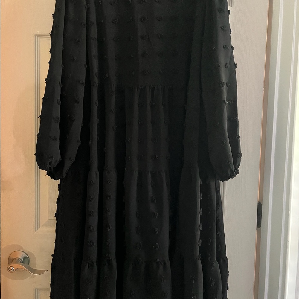 SHEIN Black Maxi Dress
